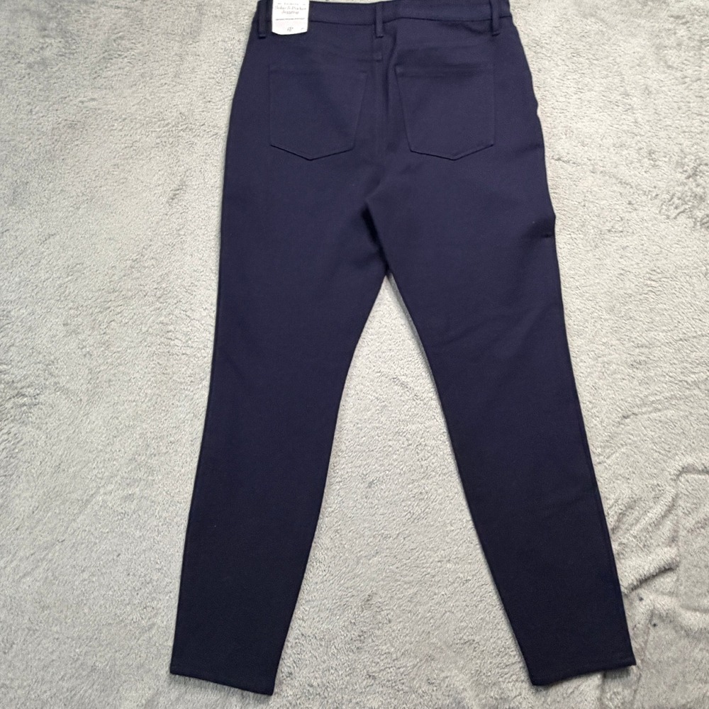 Talbots Soho 5-Pocket Jegging Navy Blue High Waist Skinny Ankle Pants 6P NEW